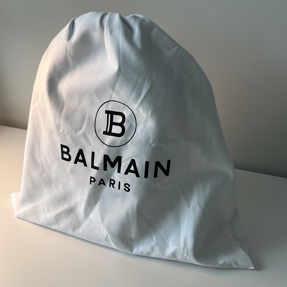 New Balmain’s famous Chocolate bag with strap. Designer bag. Chocolate model. - Picture 15 of 15